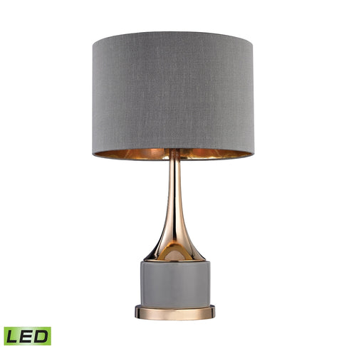 Elk Cone Neck TABLE LAMP in Gray Finish Model: D2748-LED