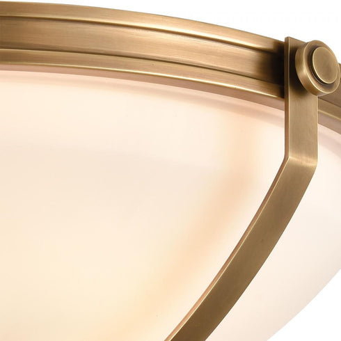 Elk Connelly SEMI FLUSH MOUNT in Natural Finish Model: 89115/3