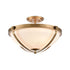 Elk Connelly SEMI FLUSH MOUNT in Natural Finish Model: 89115/3