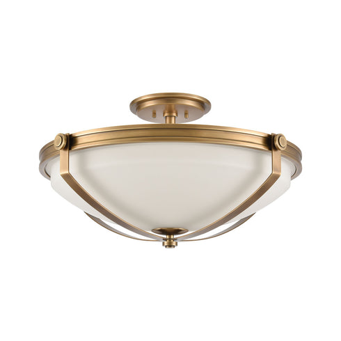 Elk Connelly SEMI FLUSH MOUNT in Natural Finish Model: 89116/4