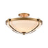 Elk Connelly SEMI FLUSH MOUNT in Natural Finish Model: 89116/4