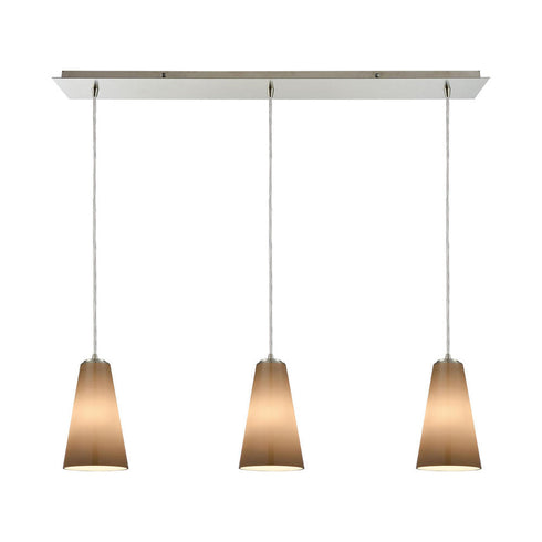 Elk Connor 3 Light MINI PENDANT in Satin Nickel Finish Model: 10940/3LP