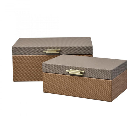 Elk Connor Box Set of 2 in Brown Model: S0057-11217/S2