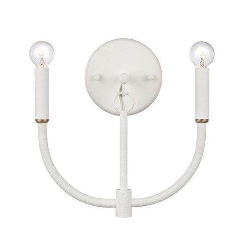 Elk Continuance 11 Inch High 2 Light Sconce in White Coral Model: 82015/2