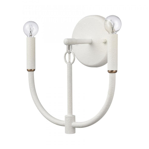 Elk Continuance 11 Inch High 2 Light Sconce in White Coral Model: 82015/2