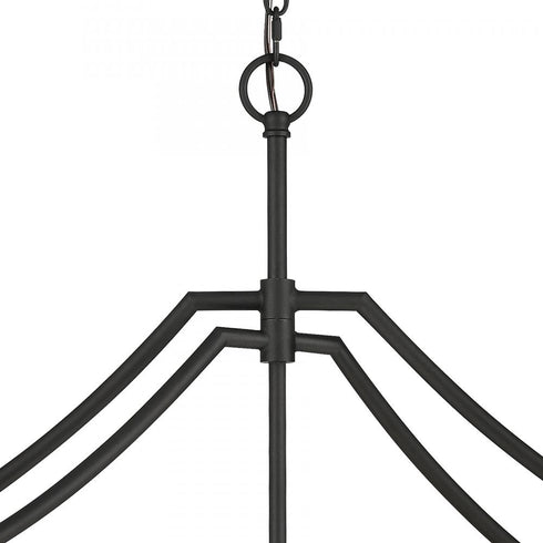 Elk Continuance 26 Inch Wide 6 Light Pendant in Charcoal Model: 82026/6