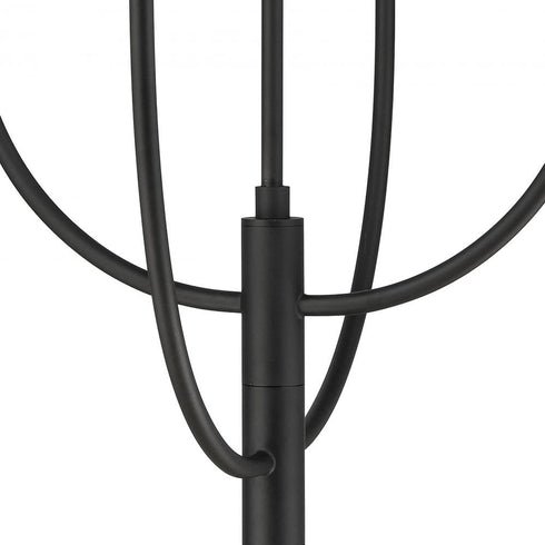 Elk Continuance 30 Inch Wide 6 Light Chandelier in Charcoal Model: 82027/6