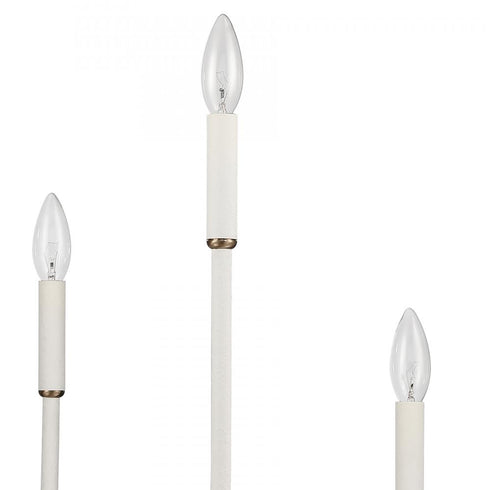 Elk Continuance 30 Inch Wide 6 Light Chandelier in White Coral Model: 82017/6