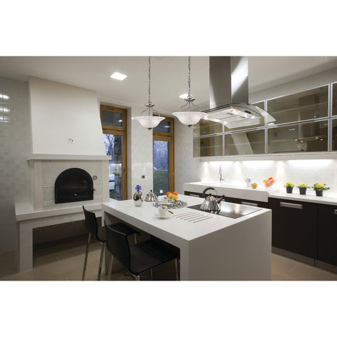 Elk Conway 2 Light SEMI FLUSH MOUNT in Brushed Nickel Finish Model: 1202CS/20