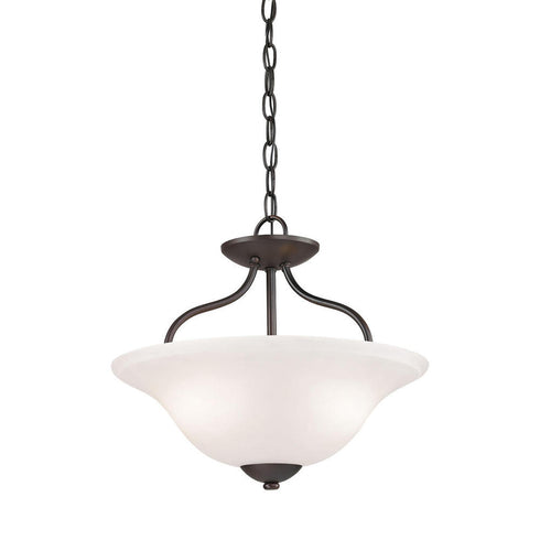Elk Conway 2 Light SEMI FLUSH MOUNT in Oil Rubbed Bronze Finish Model: 1252CS/10