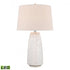 Elk Copeland 29 Inch High 1 Light Table Lamp in White Includes LED Bulb Model: S0019-8028-LED
