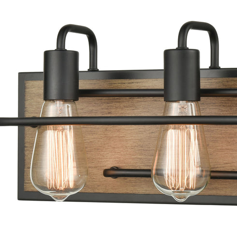 Elk Copley VANITY LIGHT in Matte Black Finish Model: 45485/3