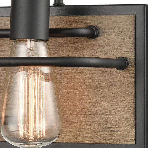 Elk Copley VANITY LIGHT in Matte Black Finish Model: 45485/3