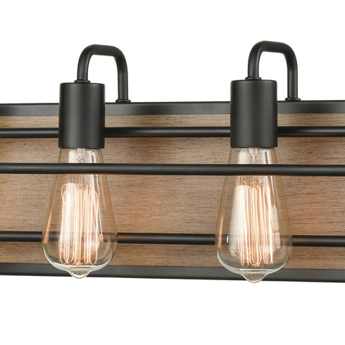 Elk Copley VANITY LIGHT in Matte Black Finish Model: 45486/4