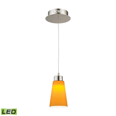 Elk Coppa 1 Light MINI PENDANT in Satin Nickel Finish Model: LCA501-8-16M