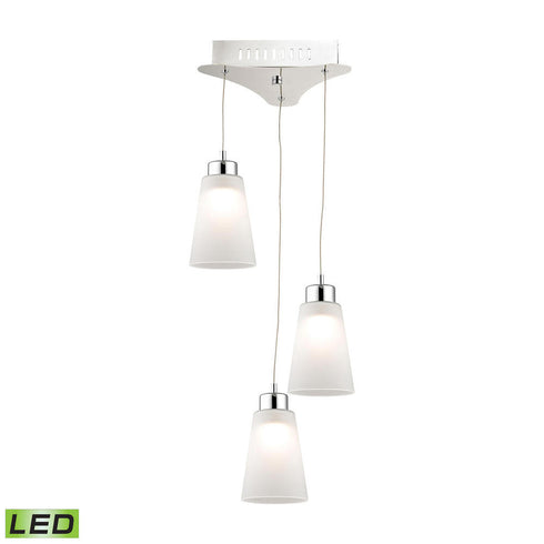 Elk Coppa 3 Light MINI PENDANT in Chrome Finish Model: LCA503-10-15