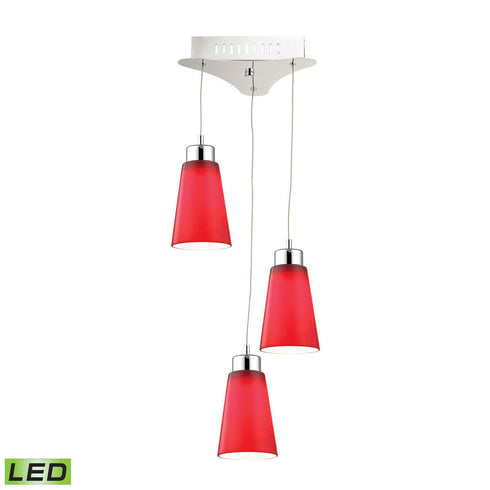 Elk Coppa 3 Light MINI PENDANT in Chrome Finish Model: LCA503-11-15