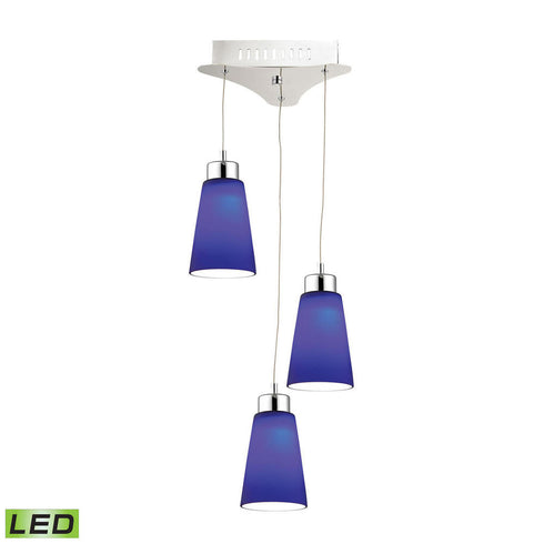 Elk Coppa 3 Light MINI PENDANT in Chrome Finish Model: LCA503-7-15