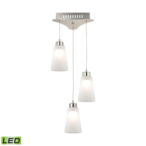 Elk Coppa 3 Light MINI PENDANT in Satin Nickel Finish Model: LCA503-10-16M