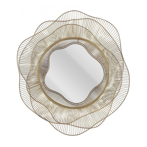 Elk Corolla Mirror in Brass Finish Model: H0036-10609