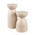 Elk Corre Candleholder Large (2 pack) (2 pack) in Cream Finish Model: S0017-10055