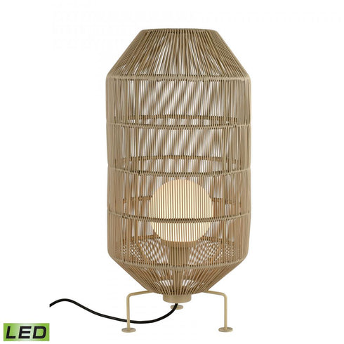 Elk Corsica 32 Inch High 1 Light Outdoor Floor Lamp in Beige Includes LED Bulb Model: D4622-LED