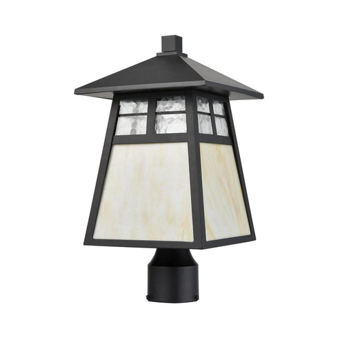 Elk Cottage 1 Light POST MOUNT in Matte Black Finish Model: 87054/1