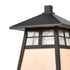 Elk Cottage 1 Light POST MOUNT in Matte Black Finish Model: 87054/1