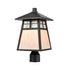 Elk Cottage 1 Light POST MOUNT in Matte Black Finish Model: 87054/1
