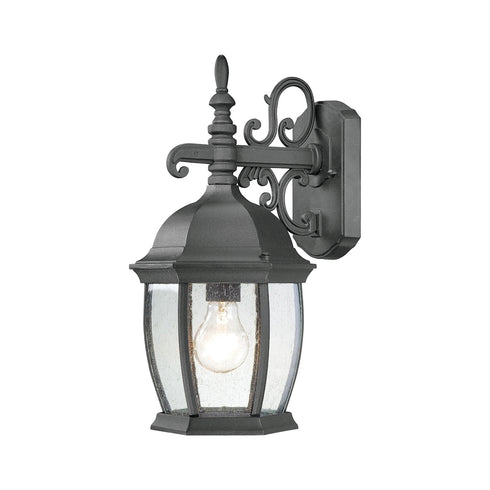 Elk Covington 1 Light SCONCE in Black Finish Model: SL92287