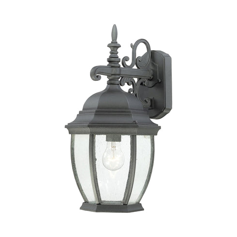 Elk Covington 1 Light SCONCE in Black Finish Model: SL92297