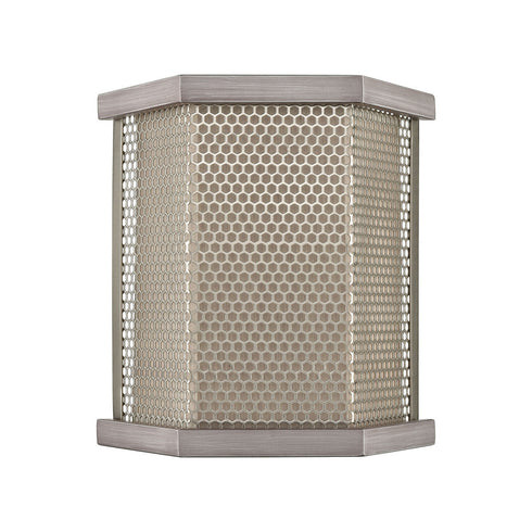 Elk Crestler 2 Light SCONCE in Weathered Zinc Polished Nickel Polished Nickel Finish Model: 15661/2