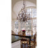 Elk Cristallo Fiore 18 Light Chandelier in Deep Rust with Clear and Amber Florets Model: 85004