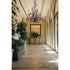 Elk Cristallo Fiore 18 Light Chandelier in Deep Rust with Clear and Amber Florets Model: 85004