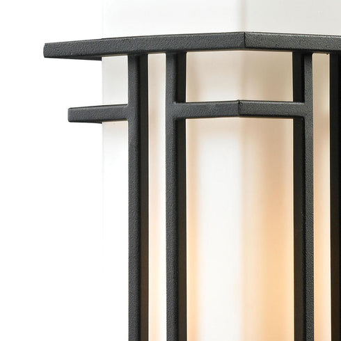 Elk Croftwell SCONCE in Textured Matte Black Finish Model: 45085/1