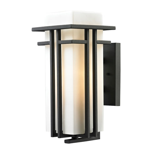 Elk Croftwell SCONCE in Textured Matte Black Finish Model: 45086/1