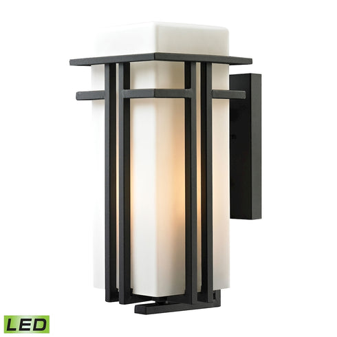 Elk Croftwell SCONCE in Textured Matte Black Finish Model: 45087/1-LED