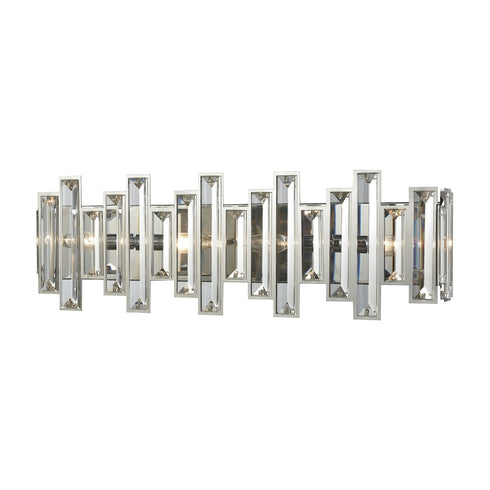 Elk Crystal Heights VANITY LIGHT in Polished Chrome Finish Model: 33011/4
