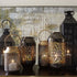 Elk Culler Lantern Set of 2 in Gloss Black (2 pack) (2 pack) Model: S0807-9779/S2