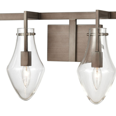 Elk Culmination VANITY LIGHT in Gray Finish Model: 12294/4