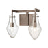 Elk Culmination VANITY LIGHT in Weathered Zinc Finish Model: 12292/2