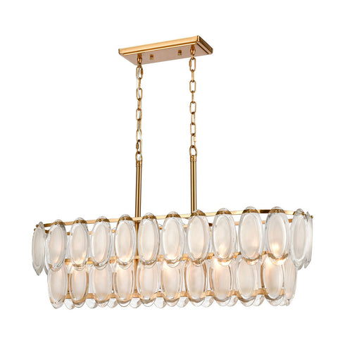 Elk Curiosity ISLAND LIGHT in Aged Brass Finish Model: D4665