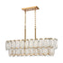 Elk Curiosity ISLAND LIGHT in Aged Brass Finish Model: D4665