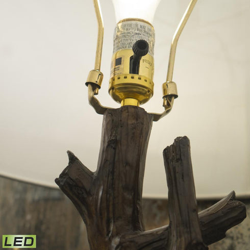 Elk Cusworth 27.5 Inch High 1 Light Table Lamp Bronze Includes LED Bulb in Antique Bronze Finish Model: 99657-LED