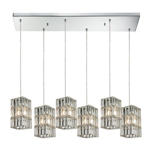 Elk Cynthia MINI PENDANT in Polished Chrome Finish Model: 31488/6RC