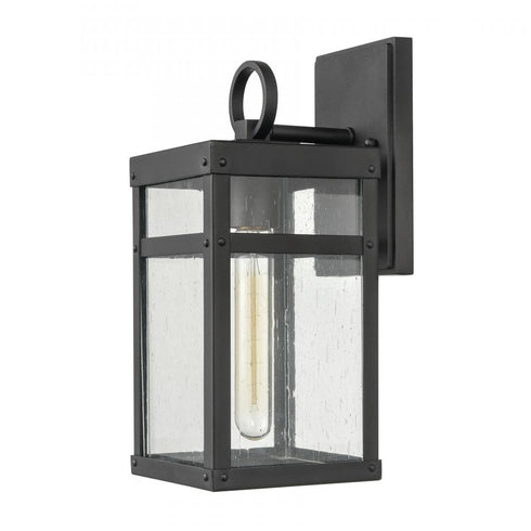 Elk Dalton 13 Inch High 1 Light Outdoor Sconce in Textured Black Model: 69701/1