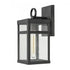Elk Dalton 13 Inch High 1 Light Outdoor Sconce in Textured Black Model: 69701/1