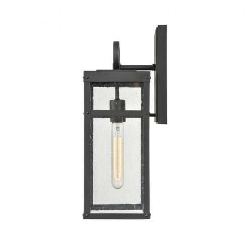 Elk Dalton 17.5 Inch High 1 Light Outdoor Sconce in Textured Black Model: 69700/1
