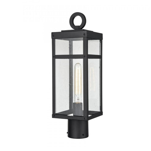 Elk Dalton 20 Inch High 1 Light Outdoor Post Light in Textured Black Model: 69703/1