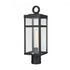 Elk Dalton 20 Inch High 1 Light Outdoor Post Light in Textured Black Model: 69703/1